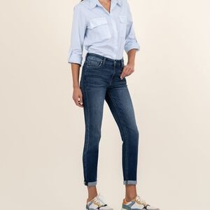 Kut from the Kloth Medium Blue Boyfriend Jean